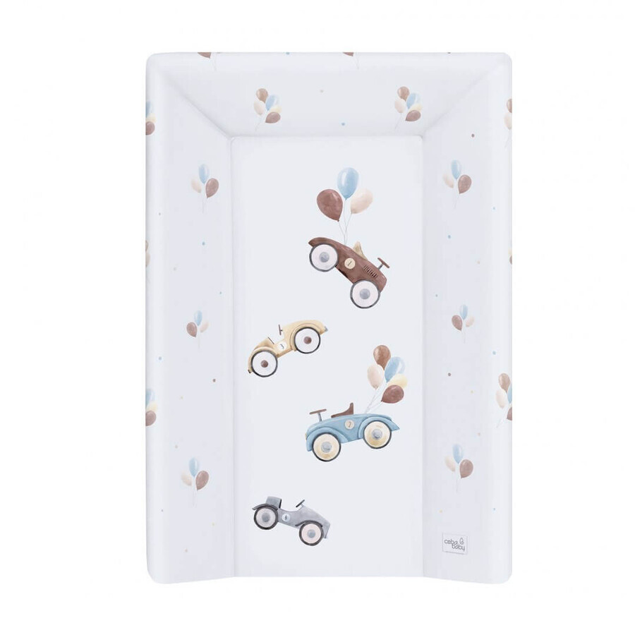 Matelas pour bébé avec incrustation et bordure, 50x70 cm, Cars, Ceba Baby