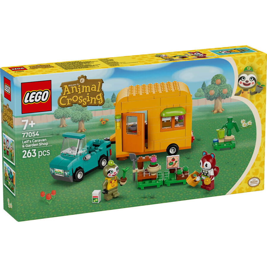 La caravane et le magasin de jardinage de Leif Animal Crossing, 77054, + 7 ans, Lego