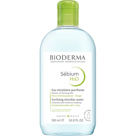 Bioderma Sébium H2O micellair water voor vette huid en acne 500 ml