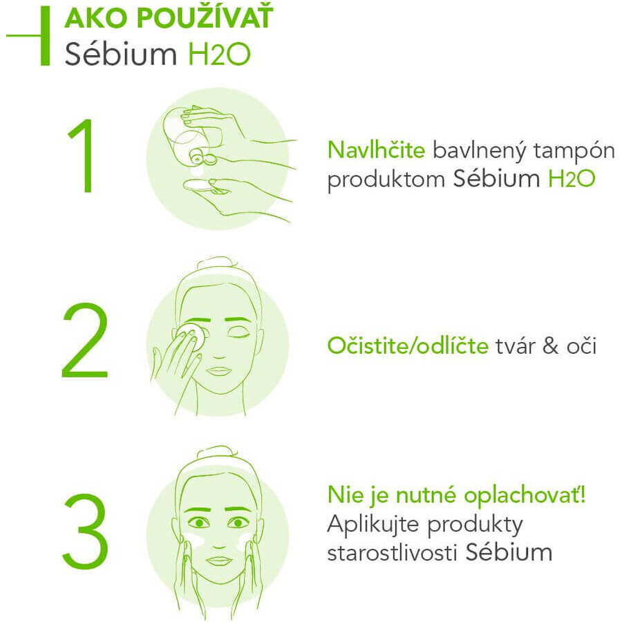 Bioderma Sébium H2O eau micellaire pour peaux grasses et acnéiques 500 ml