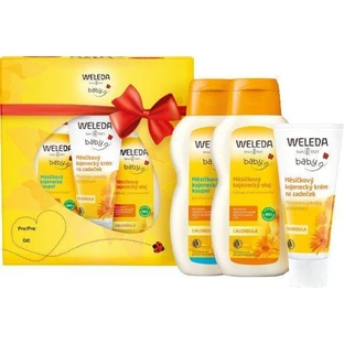 Weleda Calendula baby set - bain bébé + crème + huile