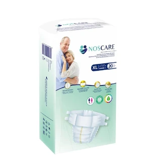 Pañales de incontinencia con alas, Talla XL, 20 uds, Noscares