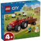 Red farm tractor with trailer and sheep, 60461, + 4 years, Lego