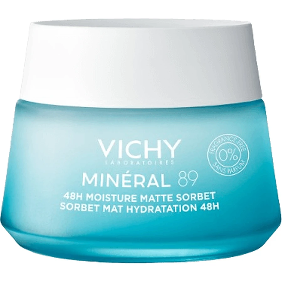 Vichy Mineral 89 48H matterende hydraterende sorbet 50 ml