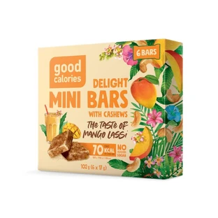 Mini barres aux saveurs de noix de cajou et de mangue, 102 g, Bonnes Calories