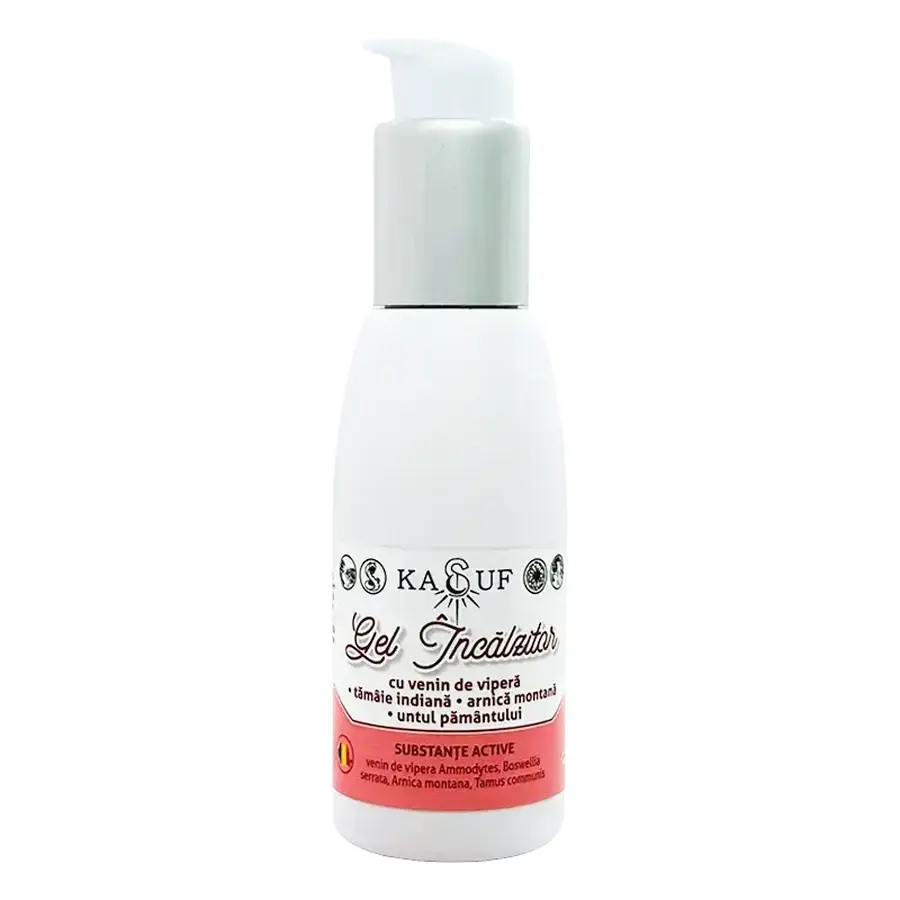 Gel calentador con veneno de víbora, 100 ml, Kasuf