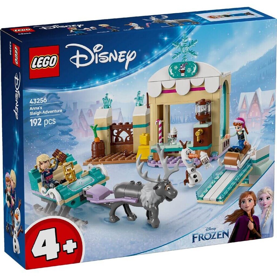 Anna Disney's sleigh adventure, 43256, + 4 years, Lego