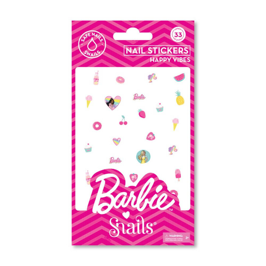 Nail stickers Barbie Happy Vibes, Snails