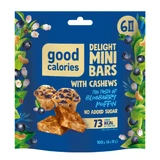 Mini barritas de anacardos y frambuesa, 102 g, Good Calories
