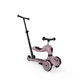 Kinderstep met zitje en stuur 3 in 1 Highwaykick 1, 1-5 jaar, Push and Go Wildberry, Scoot & Ride
