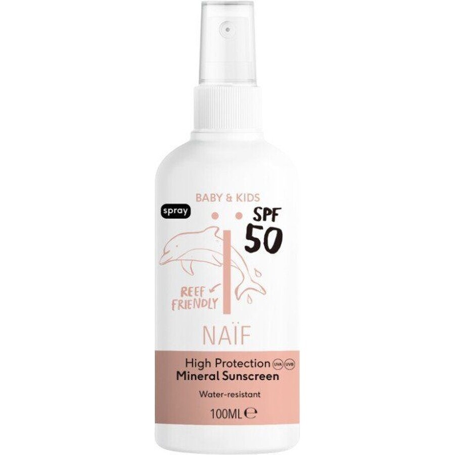 NAÏF Sonnenschutzspray SPF50 für Kinder und Babies 100 ml
