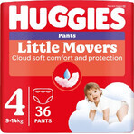 Huggies® Little Movers Broekjes 4, 36 stuks Huggies® Little Movers Broekjes 4, 36 stuks