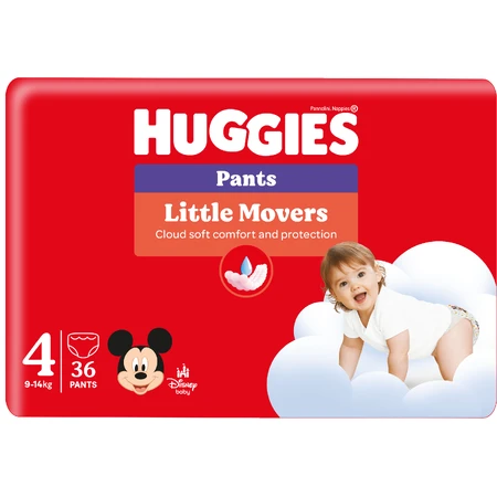 Huggies® Little Movers Höschen 4, 36 Stück