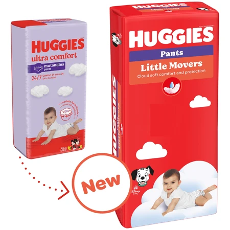 Huggies® Little Movers Höschen 4, 36 Stück