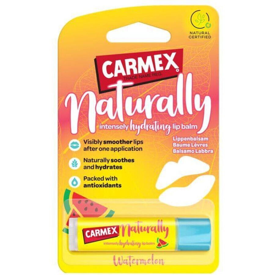 Cumpără Carmex Balsam de buze hidratant natural pepene verde 4.25 g Carmex Balsam de buze hidratant natural pepene verde 4.25 g