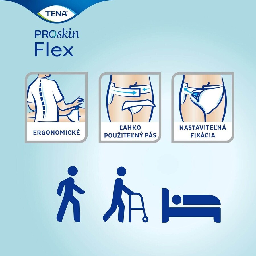 Tena Flex Maxi Maxi Extra Large Absorbent briefs with quick release strap 21 pcs