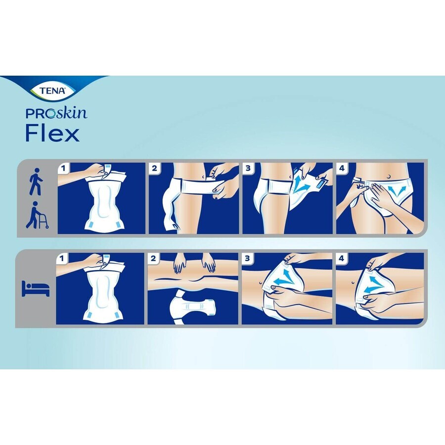 Tena Flex Maxi Maxi Extra Large Absorbent briefs with quick release strap 21 pcs