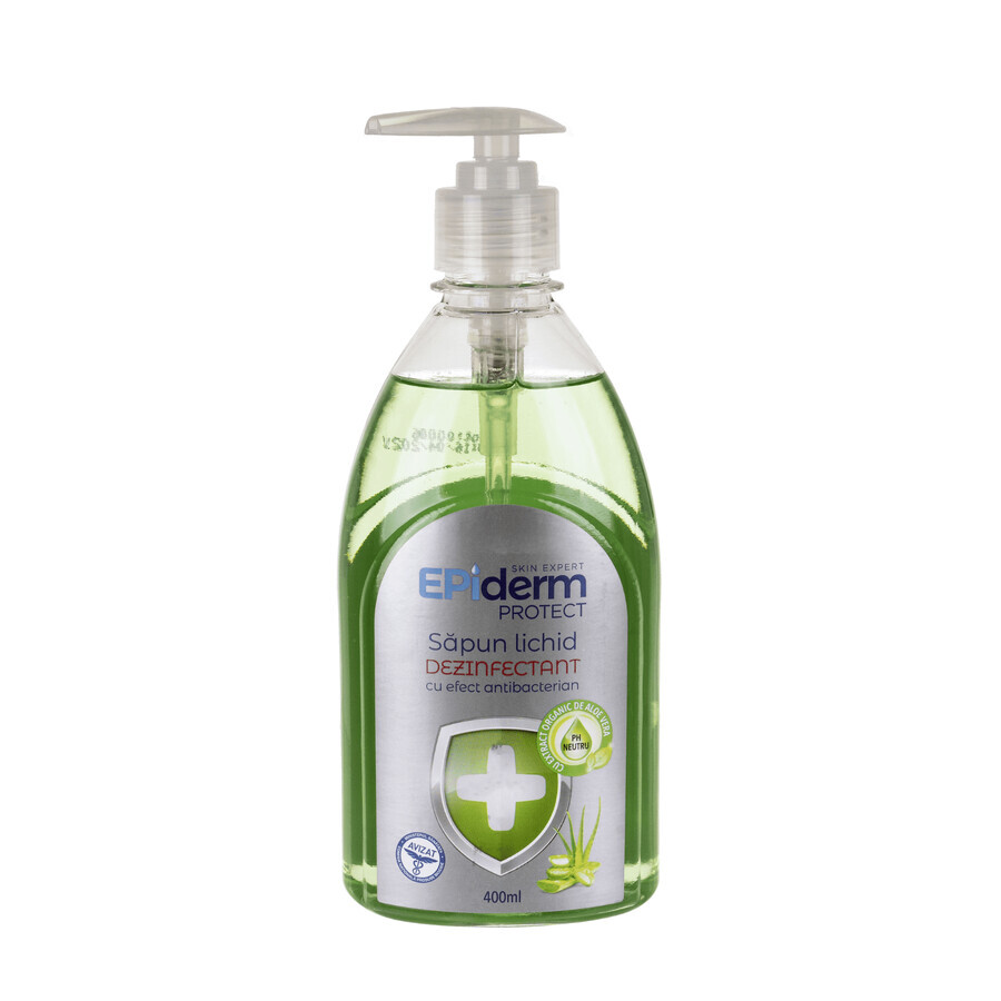 Antibacteriële vloeibare zeep met biologisch aloë vera-extract, 400 ml, Epiderm