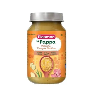 Menu with beef, vegetables and pasta, +7 months, 200 g, Plasmon