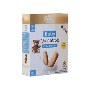 Galletas sin gluten, + 4 meses, 125 g, Adoro