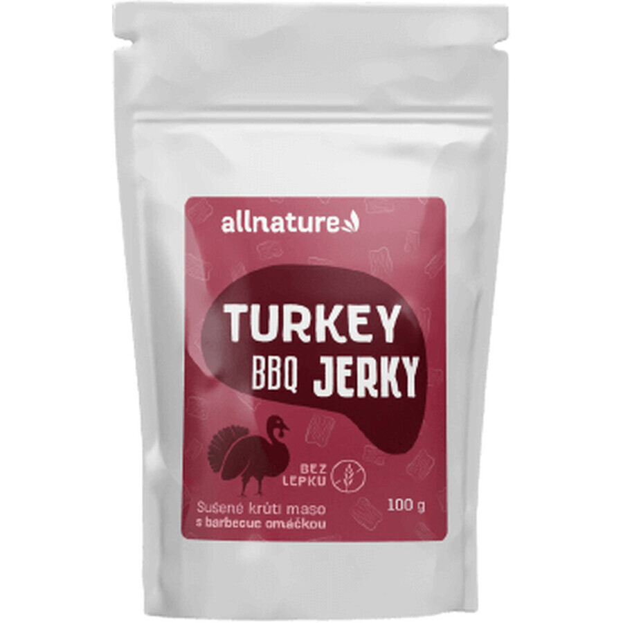 Allnature Kalkoen BBQ Jerky 100 g