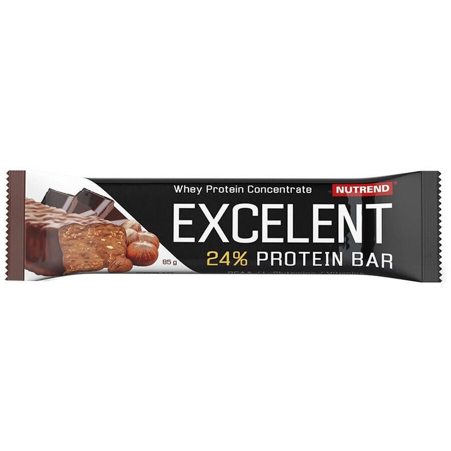 Nutrend Excelent Barrita de proteínas Chocolate con nueces 85 g