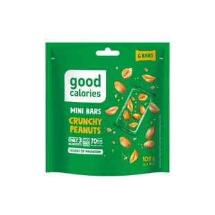 Mini peanut bars, 108 g, Good Calories