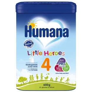 Leche maternizada Little Heroes 4, 24 meses+, 650 g, Humana