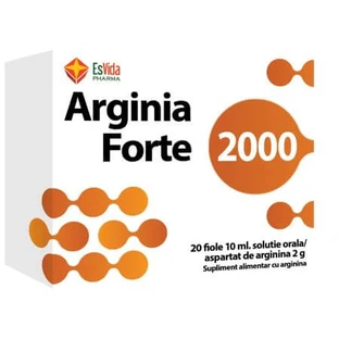 Arginia Forte 2000, 20 injectieflacons, Esvida Pharma