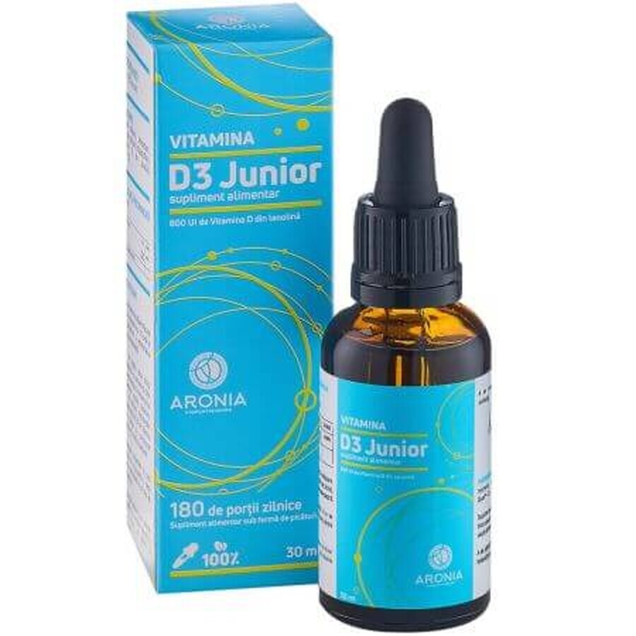 Vitamine D3 Junior 800 IU, 30 ml, Aronia Charlottenburg