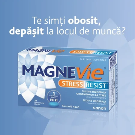 MagneVie Stress Resist met ashwagandha, 2 x 30 tabletten, Sanofi