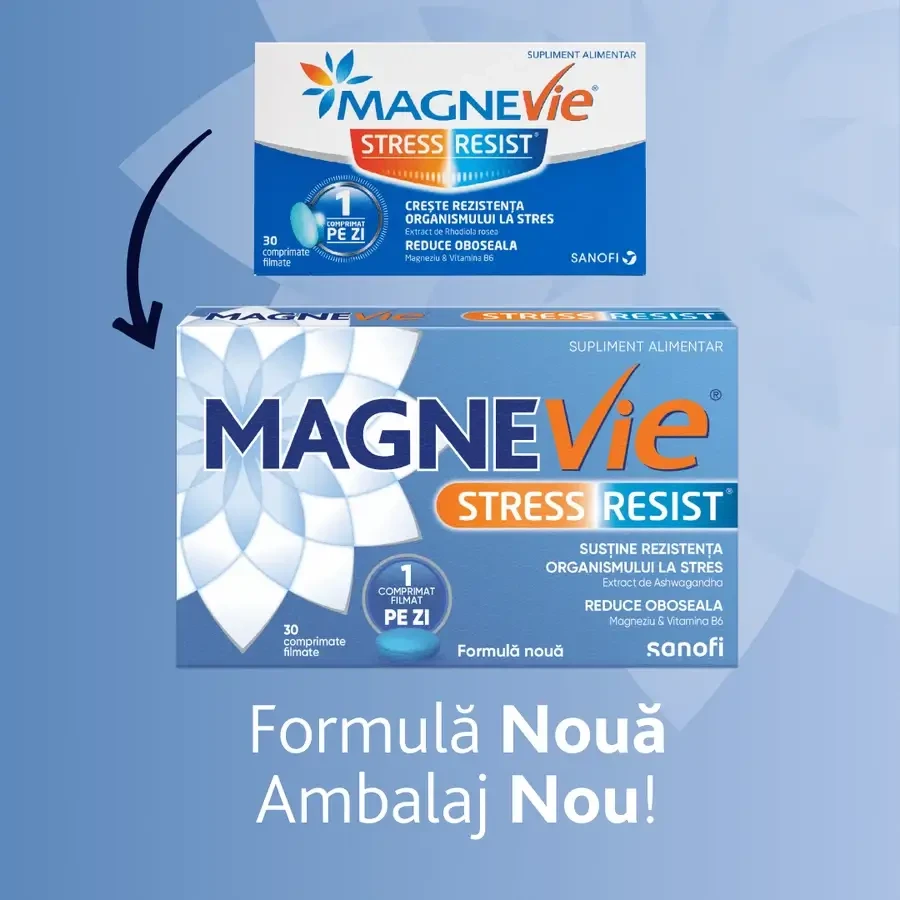 MagneVie Stress Resist met ashwagandha, 2 x 30 tabletten, Sanofi