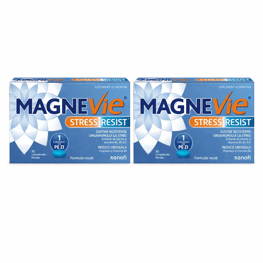 MagneVie Stress Resist met ashwagandha, 2 x 30 tabletten, Sanofi