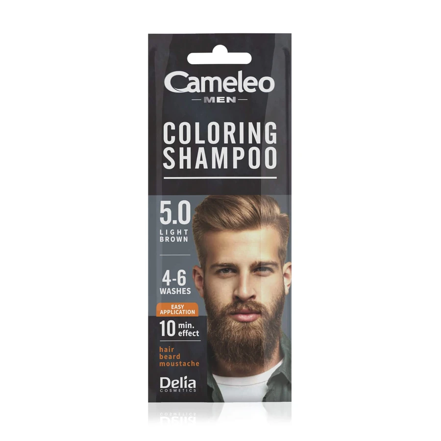 Cameleo champú colorante, Castaño claro 5.0, 15 ml, Delia