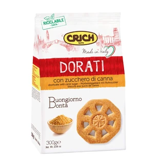Biscuits bruns au sucre doré, 300 g, Crich