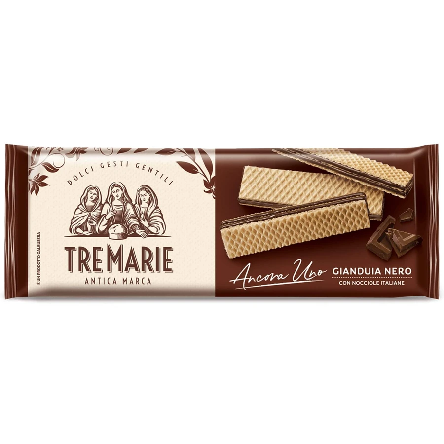Napolitane noire Gianduia Gianduia, 140 g, Tre Marie