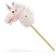 Hobby Horse caballo de juguete con movimiento y sonidos, 18 meses+, Blanco, Milly Mally