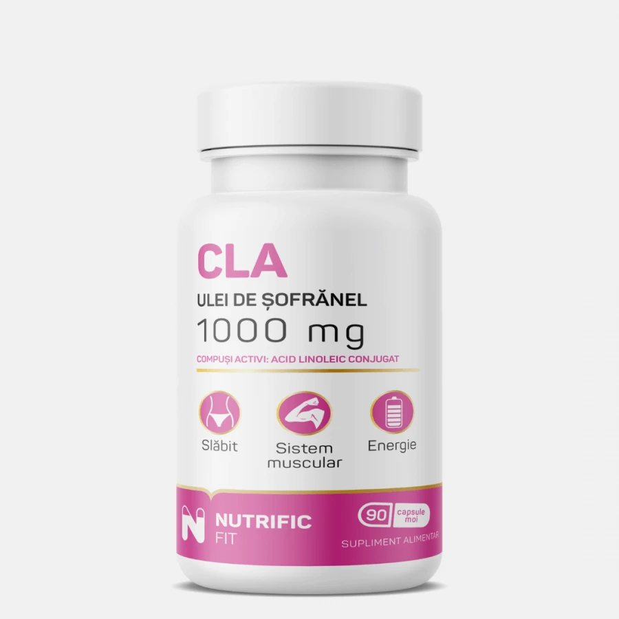 CLA Sofranel olie, 1000 mg, 90 softgels, Nutrific