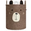Premium folding basket, XL, 63 L, Bear Brown, Sipo