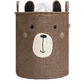 Premium folding basket, XL, 63 L, Bear Brown, Sipo