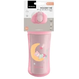 Moony Me Straw Mug, +8 months, 220 ml, Pink, Kikka Boo