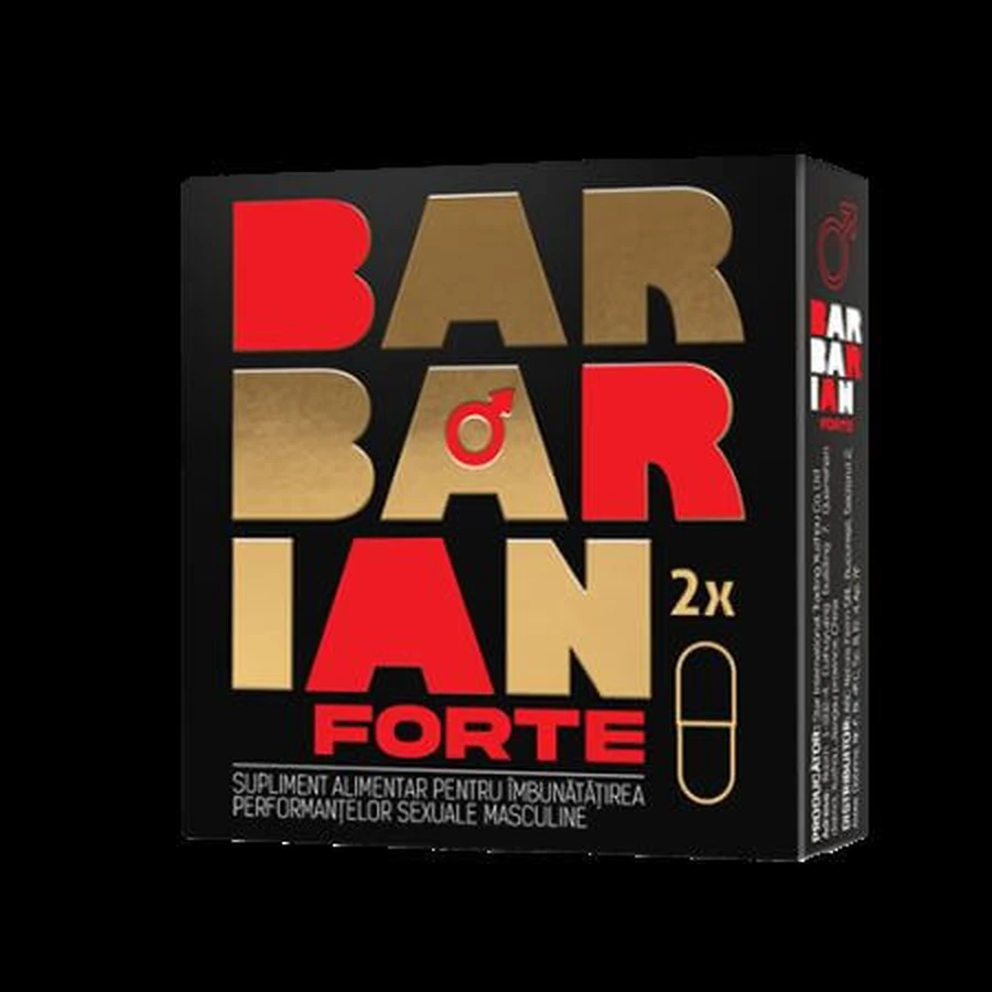 Potentiesupplement Barbarian Forte, 2 capsules, Adya Green Pharma