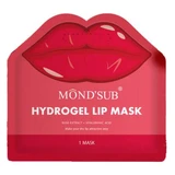 Hydrogel-Lippenmaske mit Rosenextrakt und Hyaluronsäure, 1 Stück, Mond Sub