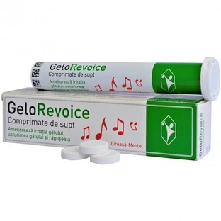 GeloRevoice kersen  & menthol, 20 zuigtabletten, Pohl Boskamp