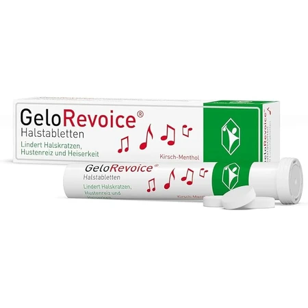 GeloRevoice kersen & menthol, 20 zuigtabletten, Pohl Boskamp