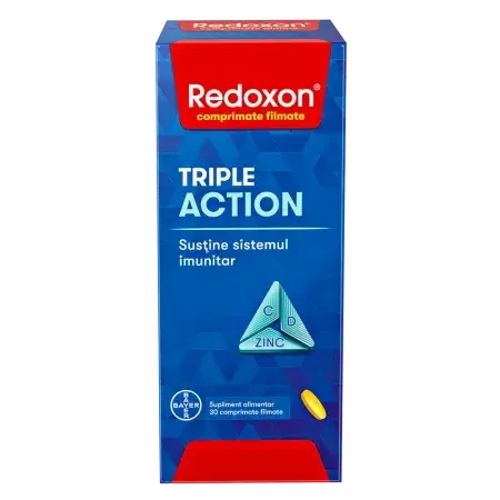 Redoxon Triple Action, 30 filmomhulde tabletten, Bayer