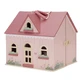 Casa de muñecas portátil de madera con muebles, 3 años+, Little Dutch