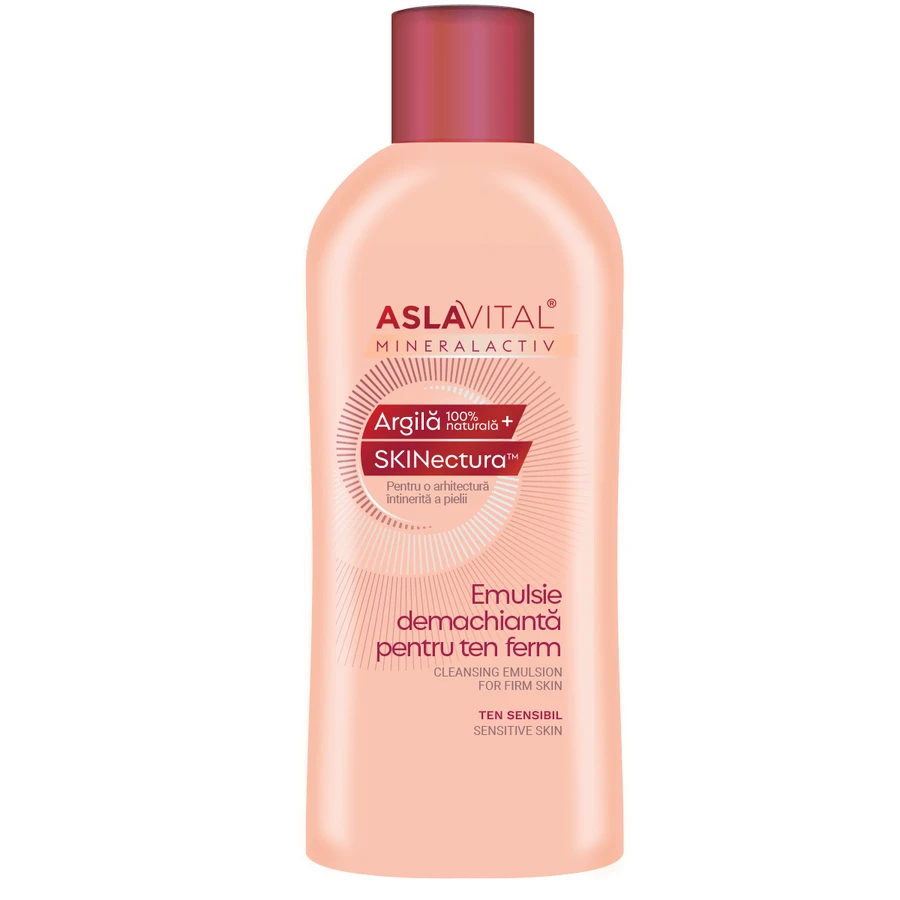 Reinigingsemulsie voor de stevige huid, 200 ml, Aslavital