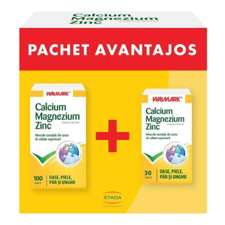 Calcium Magnesium Zink, 100+ 30 Tabletten, Walmark