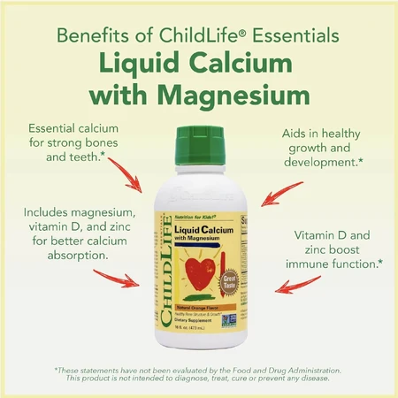 Flüssiges Calcium und Magnesium, 473 ml, Childlife Essentials